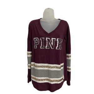 PINK VICTORIAS SECRET VINTAGE TOP